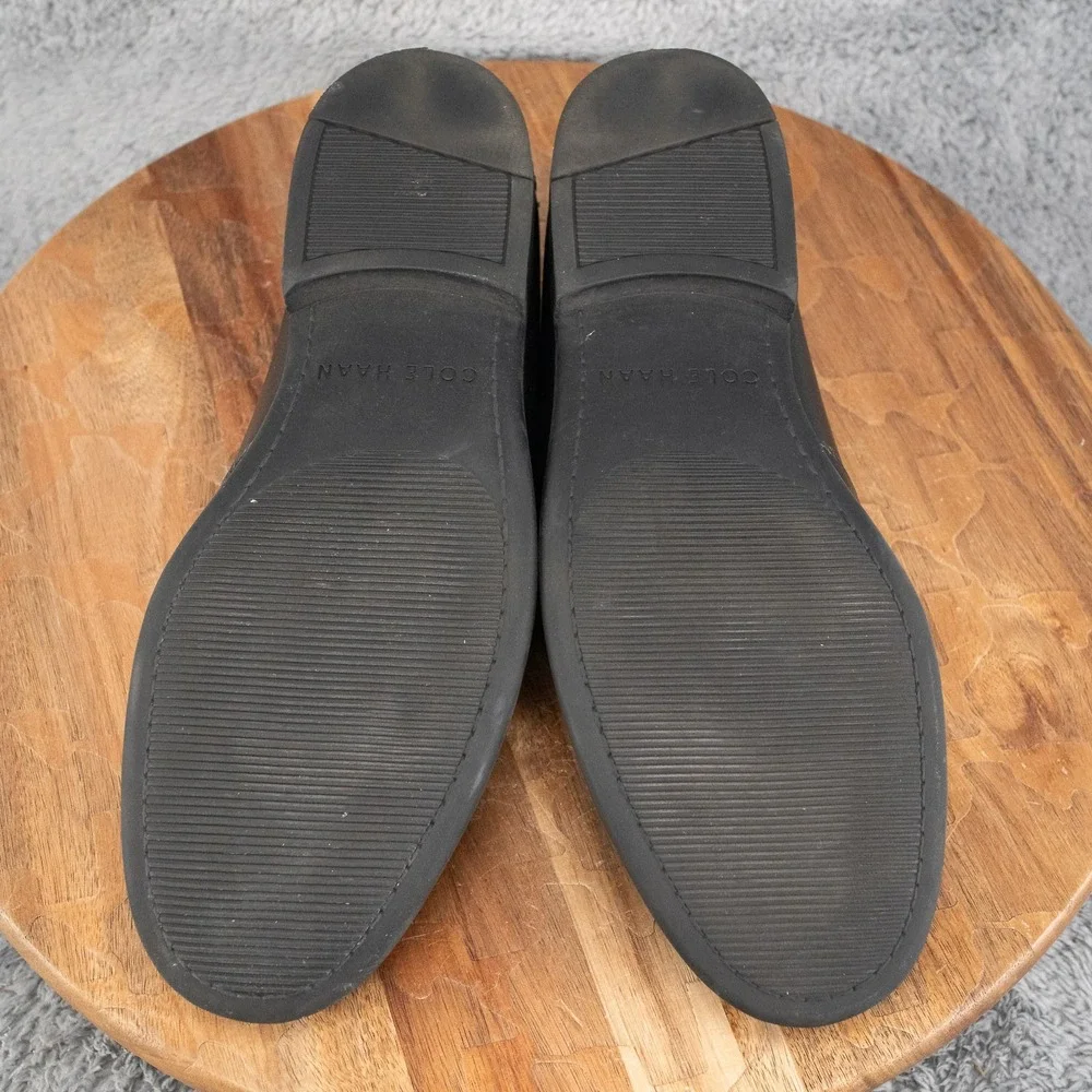 Cole Haan Loafer Mens Size 9 Black Good Leather Slip On C24509 Casual Round Toe